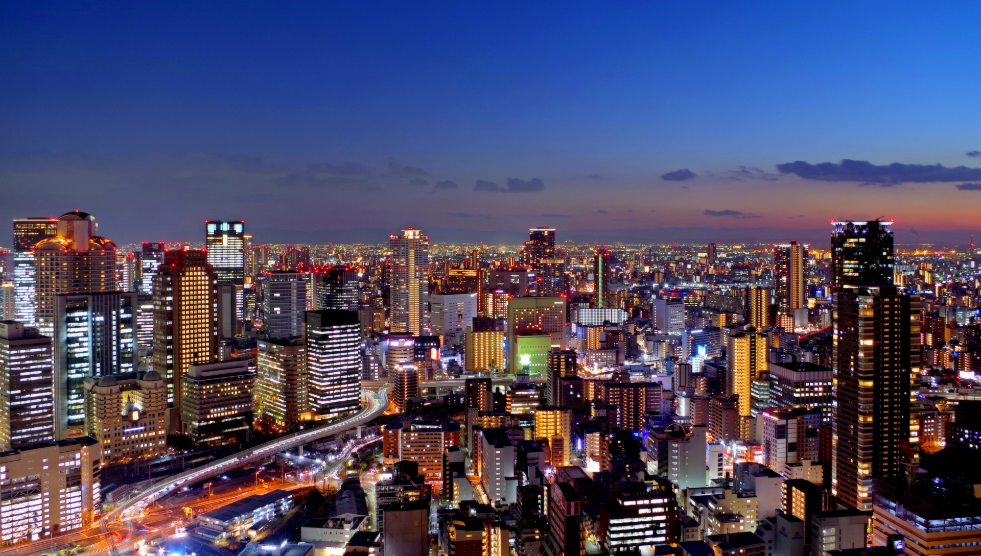 大阪の夜景